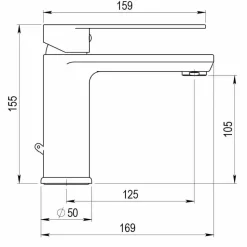 Grifo De Lavabo ECO – Nine – Galindo – 462500E