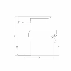 Grifo De Lavabo ECO Con Desagüe – Karim Due – 8894400E – Galindo