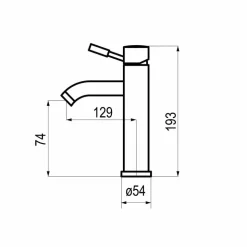 Grifo De Lavabo Inox – 8665000 – Galindo