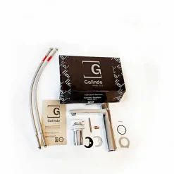 Grifo De Lavabo Medio Sin Desagüe Semiautomático – Aroha – Galindo – 4605100