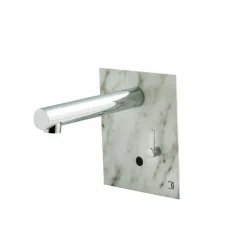 Grifo De Lavabo Mezclador Mural Empotrado Aroha Tech Electrónico Sensor Mármol Blanco Transformador – P3178251 – Galindo – LuxCover