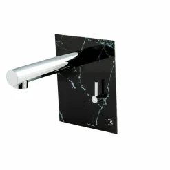 Grifo De Lavabo Mezclador Mural Empotrado Aroha Tech Electrónico Sensor Mármol Negro Transformador – P2678251 – Galindo – LuxCover