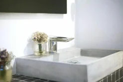 Grifo De Lavabo Monomando Cromo Con Desague Semiautomático – Seven – Galindo – 90044000