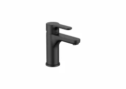 Grifo De Lavabo Monomando Mezclador Con Cuerpo Liso Negro Mate Cold Start – L20 – Roca – A5A3K09NB0