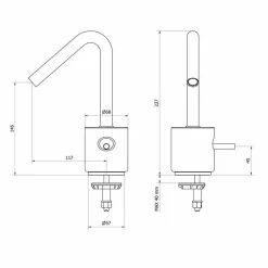 Grifo De Lavabo Mármol Carrara – 7795011 – Galindo – LuxCover