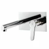 Grifo De Lavabo Mural Cónico Negro – 7175616 – Galindo – LuxCover