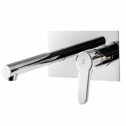 Grifo De Lavabo Mural Cónico Negro – 7175616 – Galindo – LuxCover