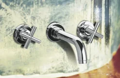 Grifo De Lavabo Mural Cromo – Matrix – Galindo – 8245600