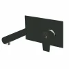Grifo De Lavabo Mural Negro – Aroha – Galindo – 4605616