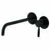 Grifo De Lavabo Mural Theo City Sin Placa Negro – 8655616 – Galindo – LuxCover