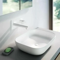 Grifo De Lavabo Mural Zip Plus 2.0 Blanco – 2155611 – Galindo – LuxCover