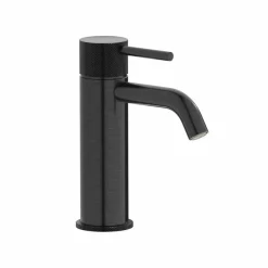 Grifo De Lavabo Trama Cromo Negro Cepillado – 4975036 – Galindo – LuxCover