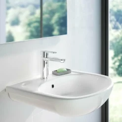 Grifo De Lavabo Zip Plus 2.0 Cromo Con Desagüe Semiautomático – 2154000 – Galindo