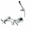Grifo Ducha Cromo Mate Con Accesorios De Ducha – Matrix – 8243061 – Galindo