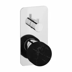 Grifo Ducha Empotrable 2 Vías Mármol Marquina – Mármol – Griferías Galindo – 7797416