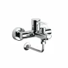 Grifo Exterior Baño-ducha Con Inversor Automático Y Codo Enlace A Pared Para Instalación De Brazo Ducha – Targa – Roca – A5A1760C00