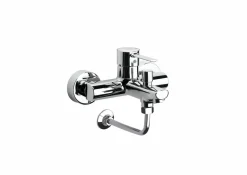 Grifo Exterior Baño-ducha Con Inversor Automático Y Codo Enlace A Pared Para Instalación De Brazo Ducha – Targa – Roca – A5A1760C00