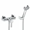 Grifo Exterior Para Ducha Con Ducha De Mano, Flexible De 1,50 M. Y Soporte De Ducha Articulado – Targa – Roca – A5A2060C02