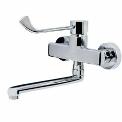 Grifo Gerontológico Lavabo Mezclador Aroha Mural – PrestoEquip – 46010PG