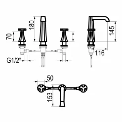Grifo Lavabo Alto – Belmondo – 2409600 – Galindo