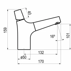Grifo Lavabo Livra Luxcover Serpiente – PEM4965000 – Galindo