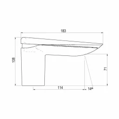Grifo Lavabo Monomando Mármol Negro – Seven – Galindo – 90045026