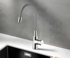 Grifo Monomando De Fregadera Caño Gris Wolobby – 05WOL570GR – AQG