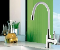 Grifo Monomando De Fregadera Caño Blanco Wolobby – 05WOL570BL – AQG