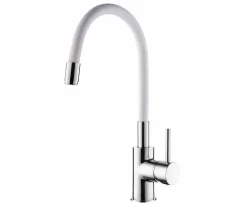 Grifo Monomando De Fregadera Caño Blanco Wolobby – 05WOL570BL – AQG