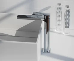 Grifo Monomando De Lavabo Alto Alpha Cromo – 01ALP120CR – AQG