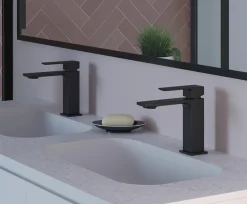 Grifo Monomando De Lavabo Bold Negro – 01BOL100NG – AQG