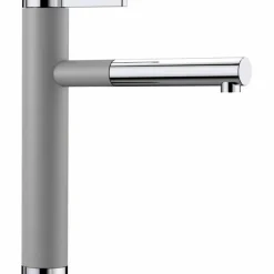 Grifo Monomando De Cocina Caño Extraíble Disponible En 8 Colores Linee – S – Blanco