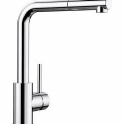 Grifo Monomando De Cocina Con Caño Alto Y Extraible Mila-S – Blanco