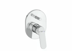 Grifo Monomando Empotrable Mural Para Baño-ducha 2 Vías Con Inversor Automático Cromado – Alfa – Roca – A5A0A25C00