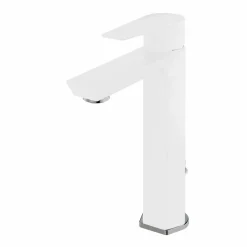 Grifo Monomando Lavabo Alto Blanco – Aroha – Galindo – 4605511 – LuxCover
