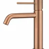 Grifo Monomando Lavabo Oro Rosa Cepillado Serie Monza – BDM039-1ORC – Imex