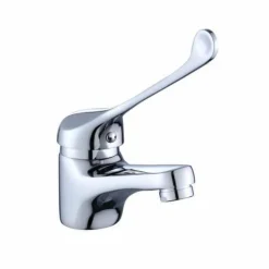 Grifo Monomando Mezclador Sobre Encimera Con Palanca Gerontológica. Latón Cromado – 07210.B – Nofer
