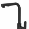 Grifo Monomando Mezclador Para Cocina Con Caño Giratorio Negro Mate – Cala – A5A856ENB0 – Roca