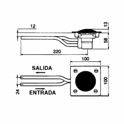 Grifo Pedal Temporizado Un Agua Accionamiento Mediante Pedal. PRESTO 509 – 23100 – Presto Iberica