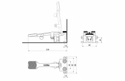 Grifo Pedal Temporizado Un Agua Accionamiento Mediante Pedal. PRESTO 510 – 23400 – Presto Iberica