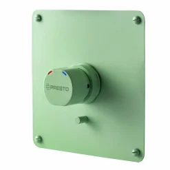 Grifo Temporizado Ducha Empotrada Mezclador Accionamiento Mediante Pulsador. PRESTO Alpa 90 Arte E Empotrada Conducto Guía – ABT98951 – Presto Iberica