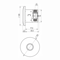 Grifo Temporizado Ducha Un Agua Touch Accionamiento Mediante Sensor Táctil. PRESTO Domo Touch D – 79351 – Presto Iberica