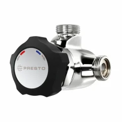 Grifo Temporizado Ducha Vista Mezclador Accionamiento Mediante Pulsador. PRESTO Alpa 80 Vista – PLE35011 – Presto Iberica