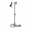 Grifo Temporizado Ducha Vista Mezclador Accionamiento Mediante Pulsador. PRESTO Conjunto Alpa 90 Arte Con Rociador Orientable (con Racores) – 98927 – Presto Iberica