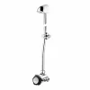 Grifo Temporizado Ducha Vista Mezclador Accionamiento Mediante Pulsador. PRESTO Conjunto Alpa 80 Con Rociador Antivandálico (sin Racores) – 98921 – Presto Iberica