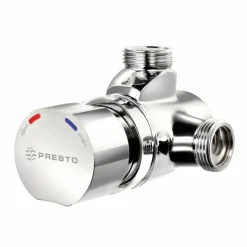 Grifo Temporizado Ducha Vista Mezclador Accionamiento Mediante Pulsador. PRESTO Alpa 90 Arte V Vista – 98925 – Presto Iberica