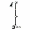 Grifo Temporizado Ducha Vista Mezclador Accionamiento Mediante Pulsador. PRESTO Conjunto Alpa 80 Con Rociador Orientable (con Racores) – 98902 – Presto Iberica