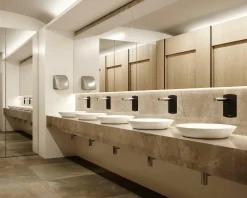 Grifo Temporizado Lavabo Un Agua Mural Por Sensor Accionamiento Mediante Sensor. PRESTO Domo Sensia P – 79216 – Presto Iberica