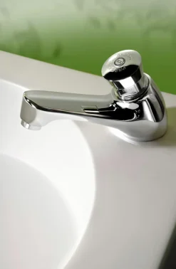 Grifo Temporizado Lavabo Un Agua Repisa Accionamiento Mediante Pulsador. PRESTO 605 Eco – 10601 – Presto Iberica