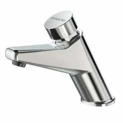 Grifo Temporizado Lavabo Un Agua Repisa Accionamiento Mediante Pulsador. PRESTO 105 L – 20912 – Presto Iberica